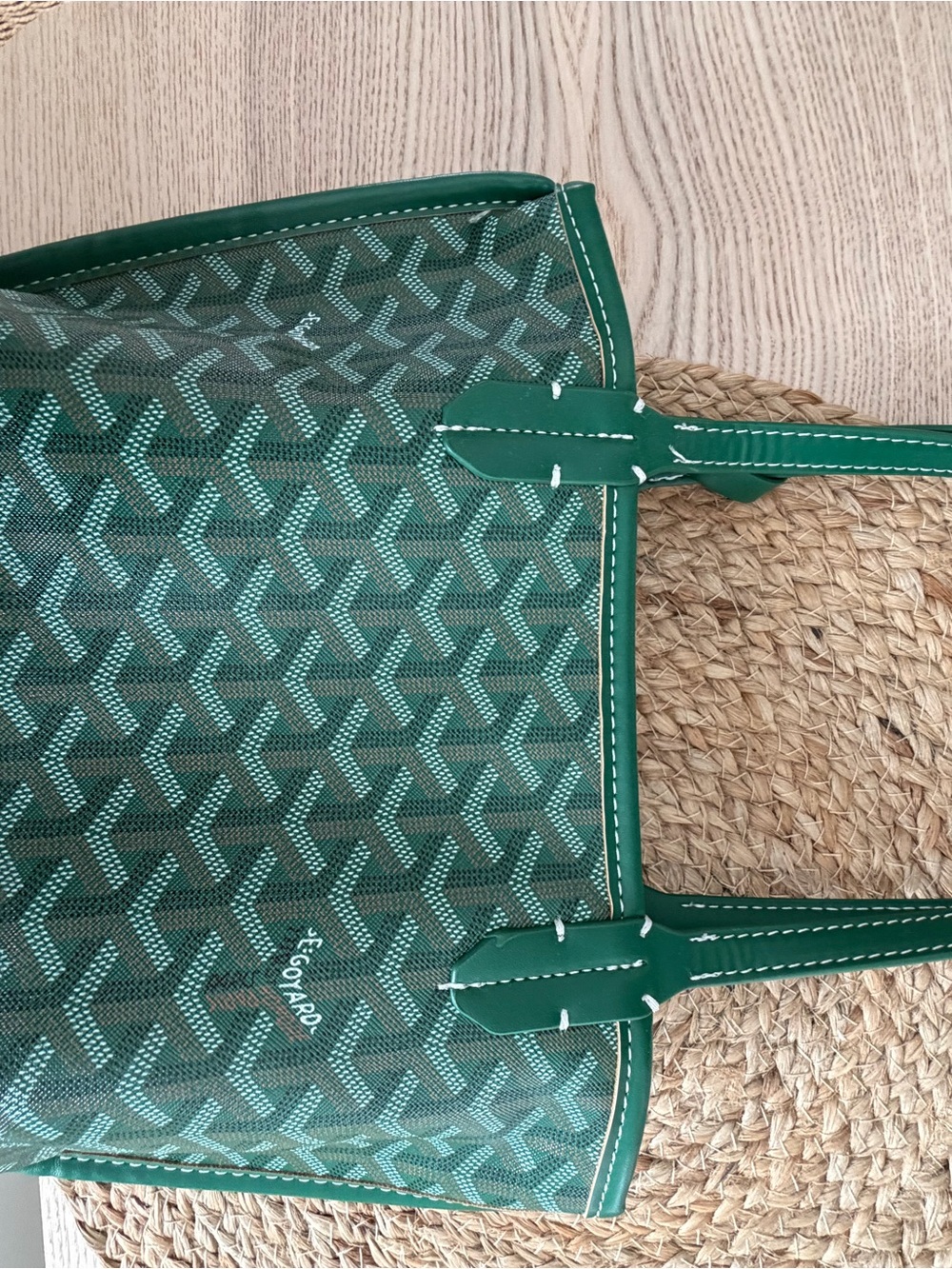 Goyard St. Louis Tote in Emerald Green
